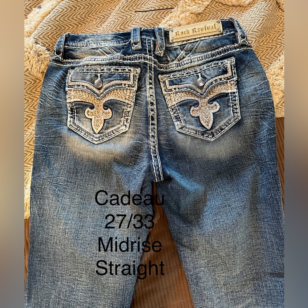Rock Revival Cadeau midrise straight 27/33 jeans